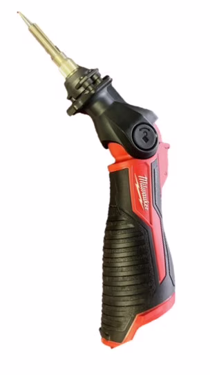 Milwaukee 2488-20 M12 Cordless Soldering Iron �C Heats in 18 Seconds, Pivoting Head, REDLINK Indicator (Bare Tool)