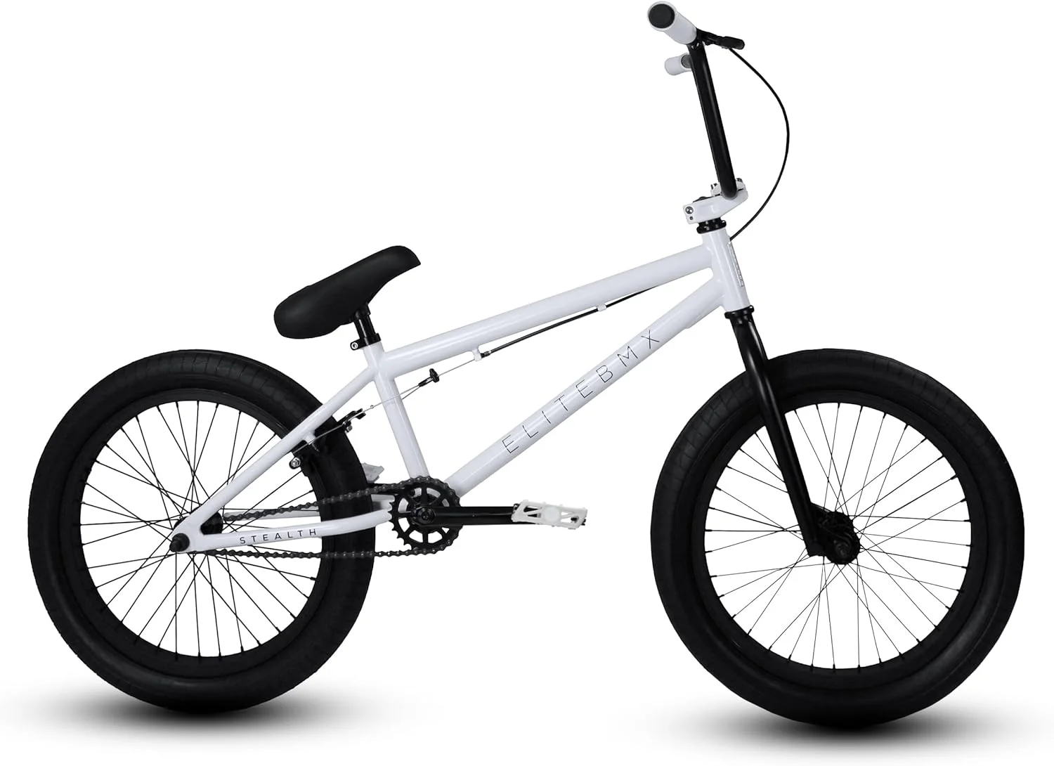 Elite BMX Bicycle 20�� Freestyle Bike - Stealth Blue Purple Ideal for Ages 7 to 18 Years