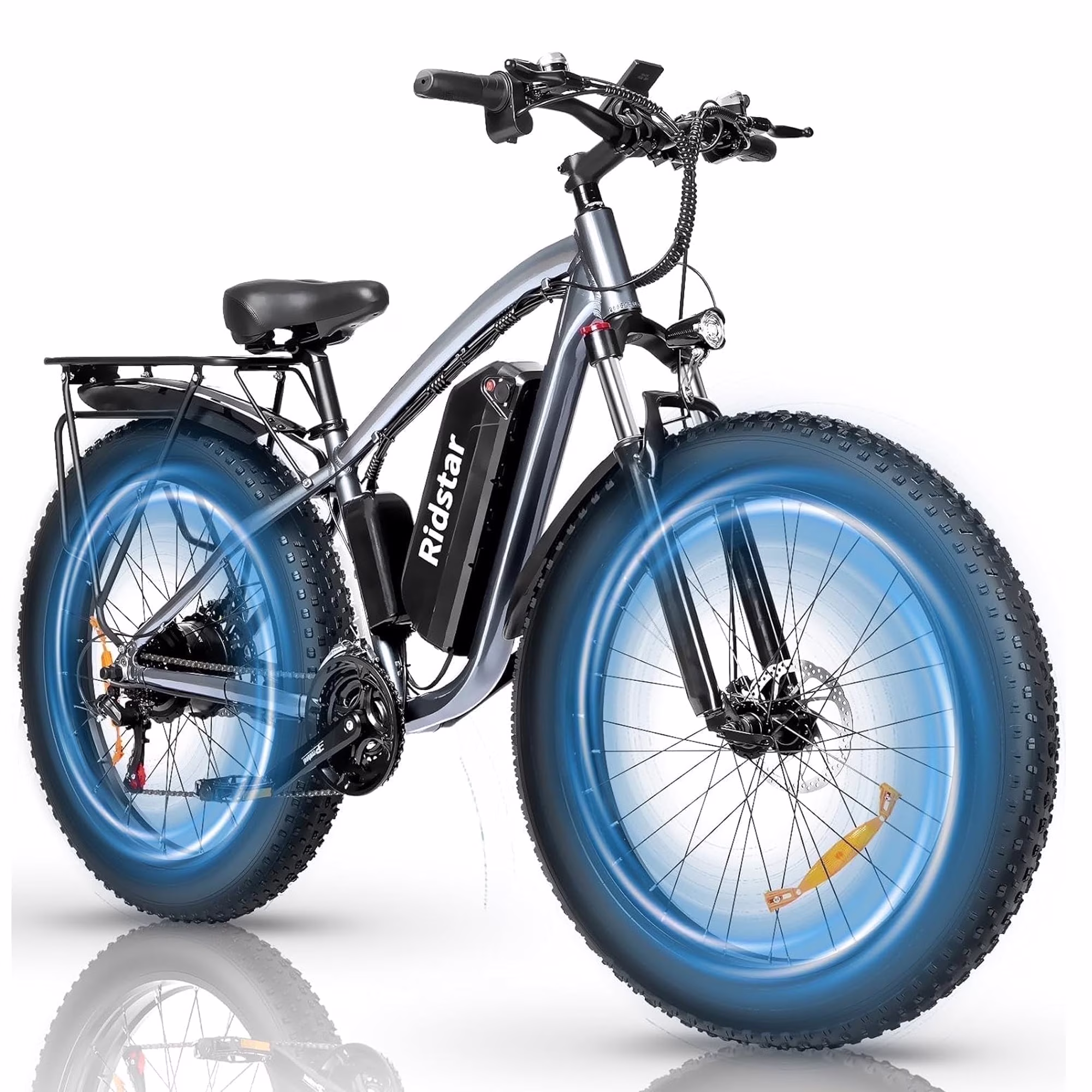 Dual Motor PEAK 3000W Electric Bike for Adults,31mph 48V 23Ah Electric Bicycle,26