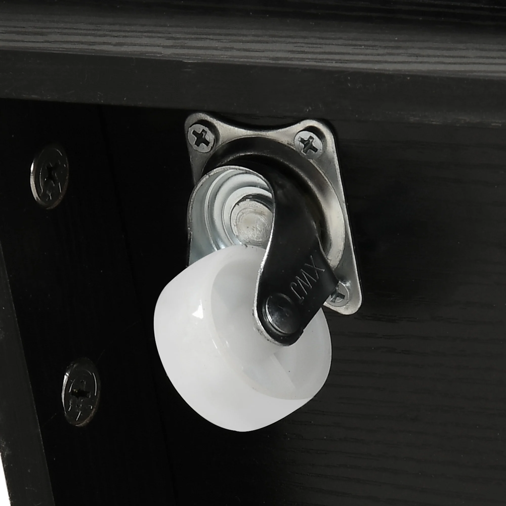 DEXTRUS Kitchen Island Cart with Drop Leaf & Power Outlets, Kitchen Island with 2 Trash Can Cabinets & Storage Shelves, Black