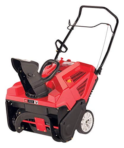 Restored Premium Troy-Bilt Squall 21 in. 123 cc Single-Stage Gas Snow Blower with E-Z Chute Control Model 123R (Refurbished)