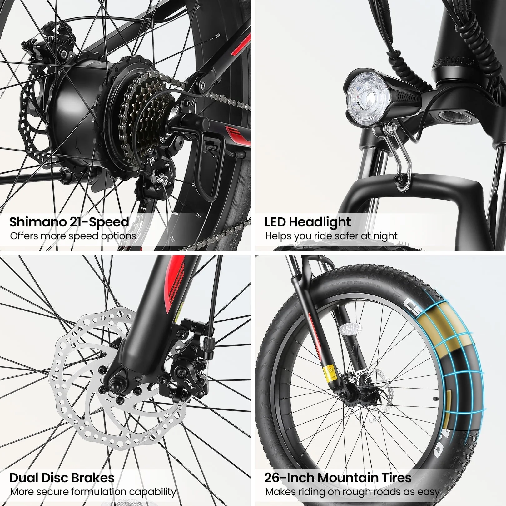 Funcid Electric Bike, 26