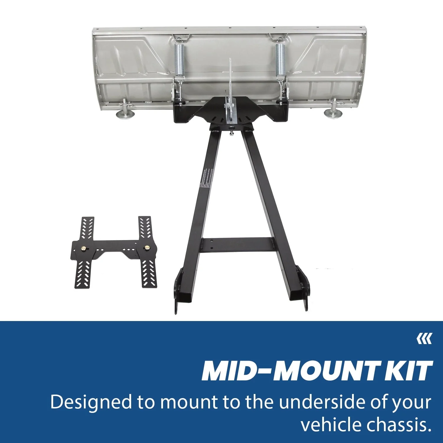 Kojem Snow Plow Blade Universal Kit Steel White Adjustable 48