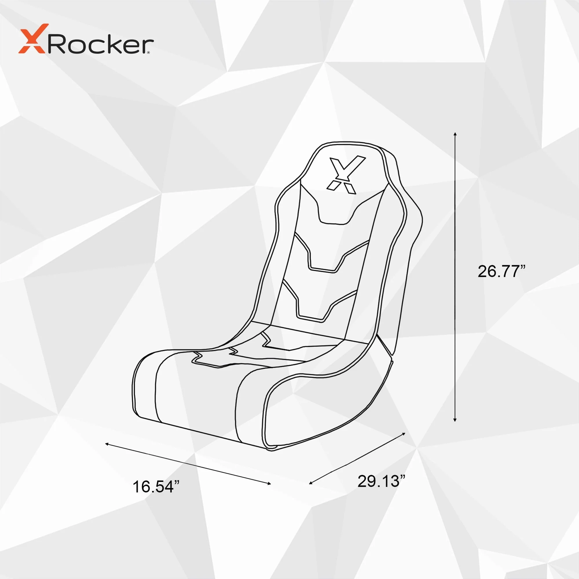 X Rocker Cosmos RGB 2.0 LED Gaming Floor Rocker