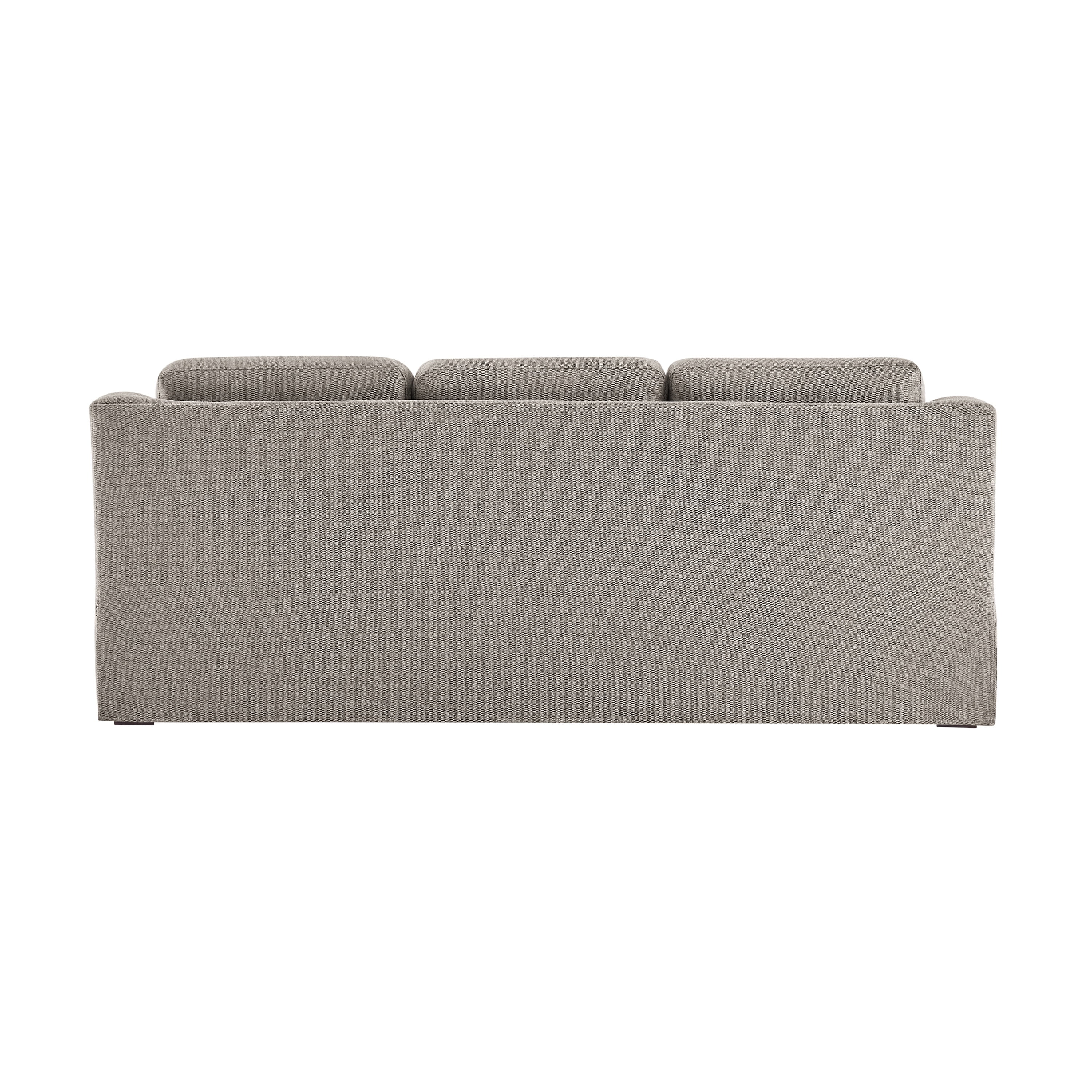 Serta Hanson Modern Farmhouse Convertible Sofa with Queen Size Sleeper, Linen Fabric
