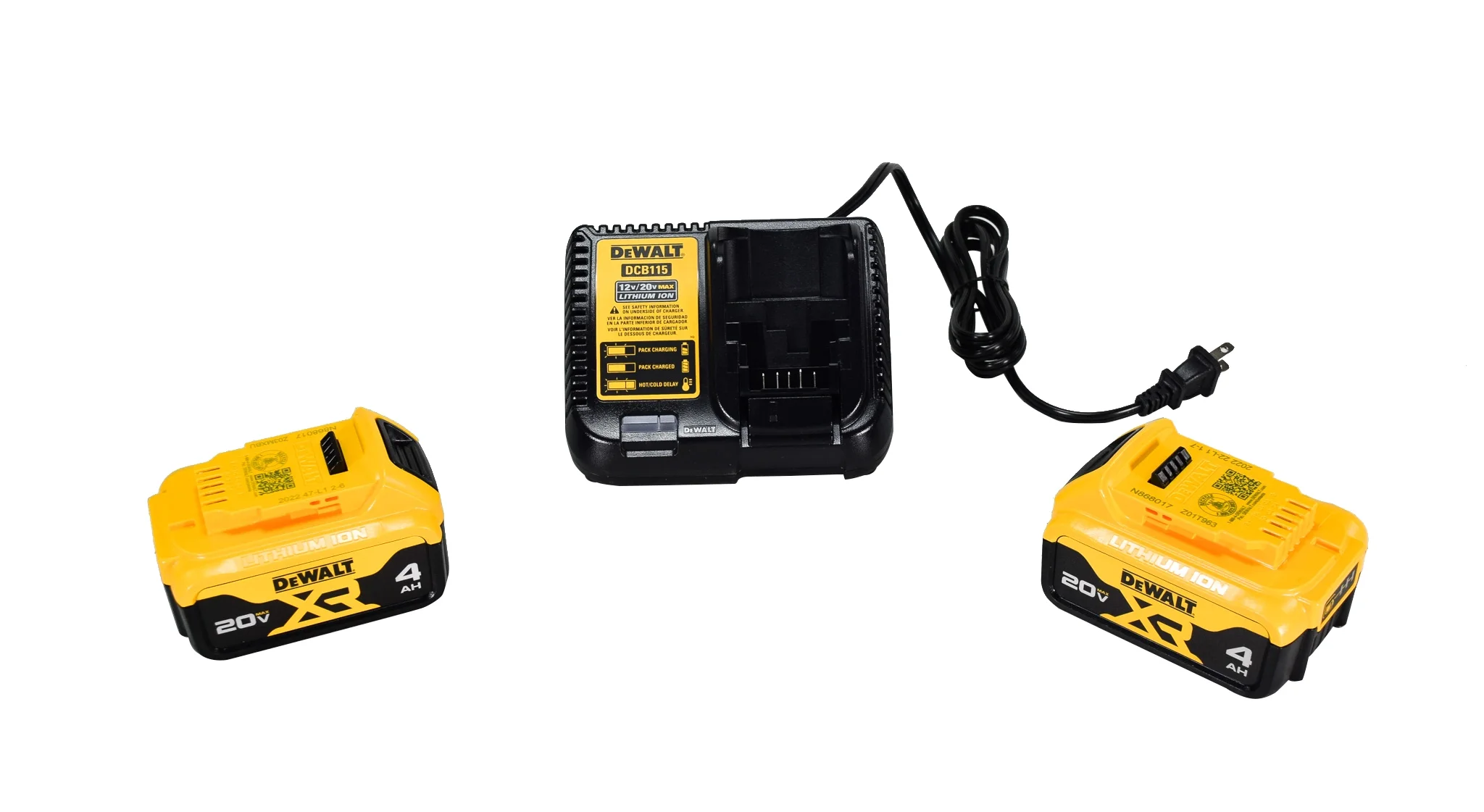 DEWALT 20V MAX XR Hammer Drill and ATOMIC Impact Driver 2 Tool Cordless Combo Kit with (2) 4.0Ah Batteries, Charger, and Bag DCK2050M2