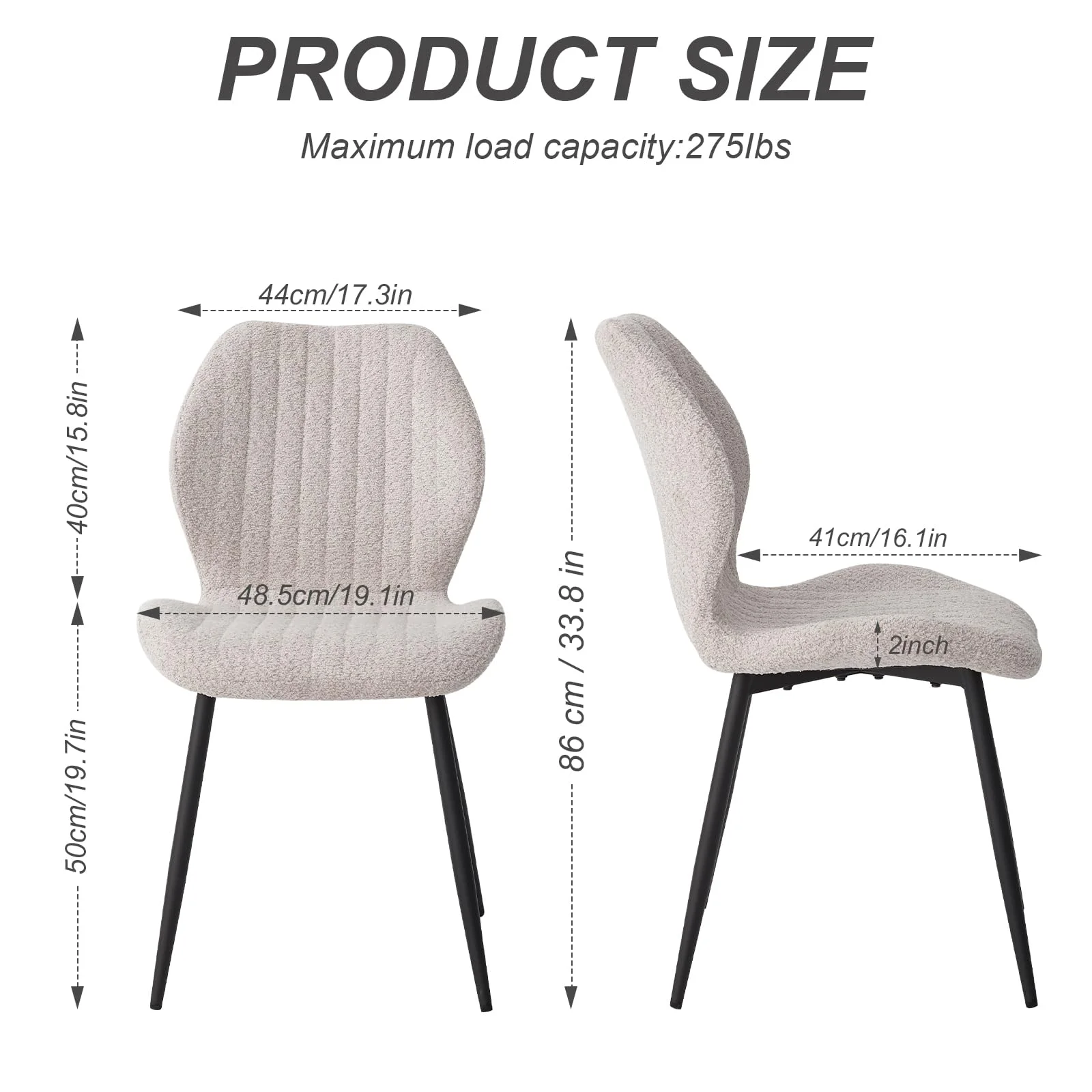 5pcs Rectangle Dining Table Chairs Set for 4, 63