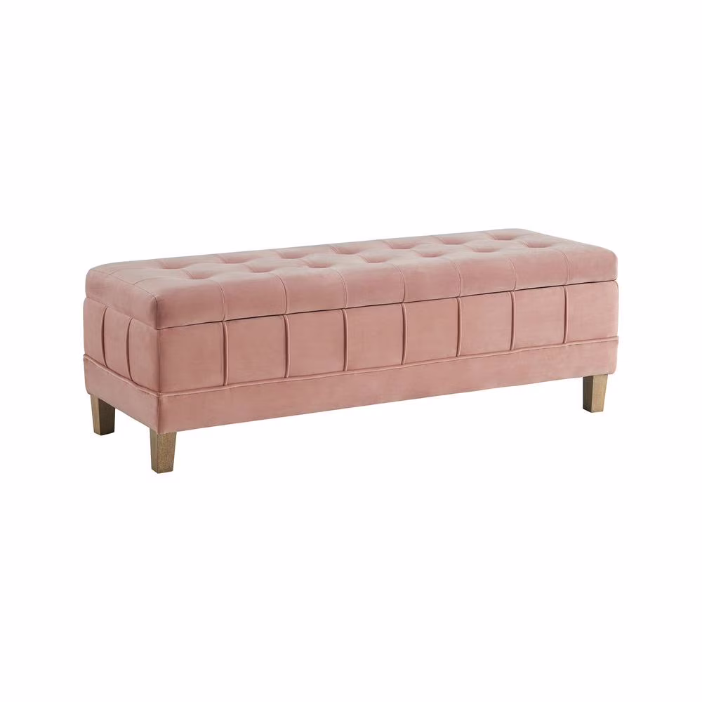 Picket House Furnishings Jude Tufted Storage Ottoman