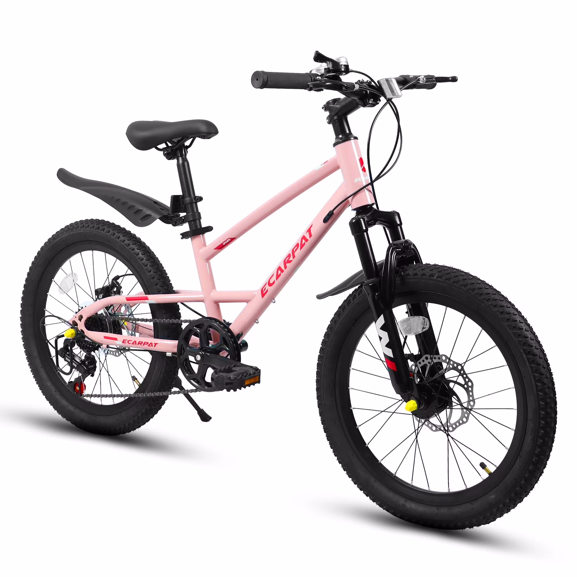Kids' Bicycles 20 Inch Mountain Bike For Boys Girls Ages 5-10, 7 Speed Mtb Summer Travel Birthday Gifts Children Bicycles