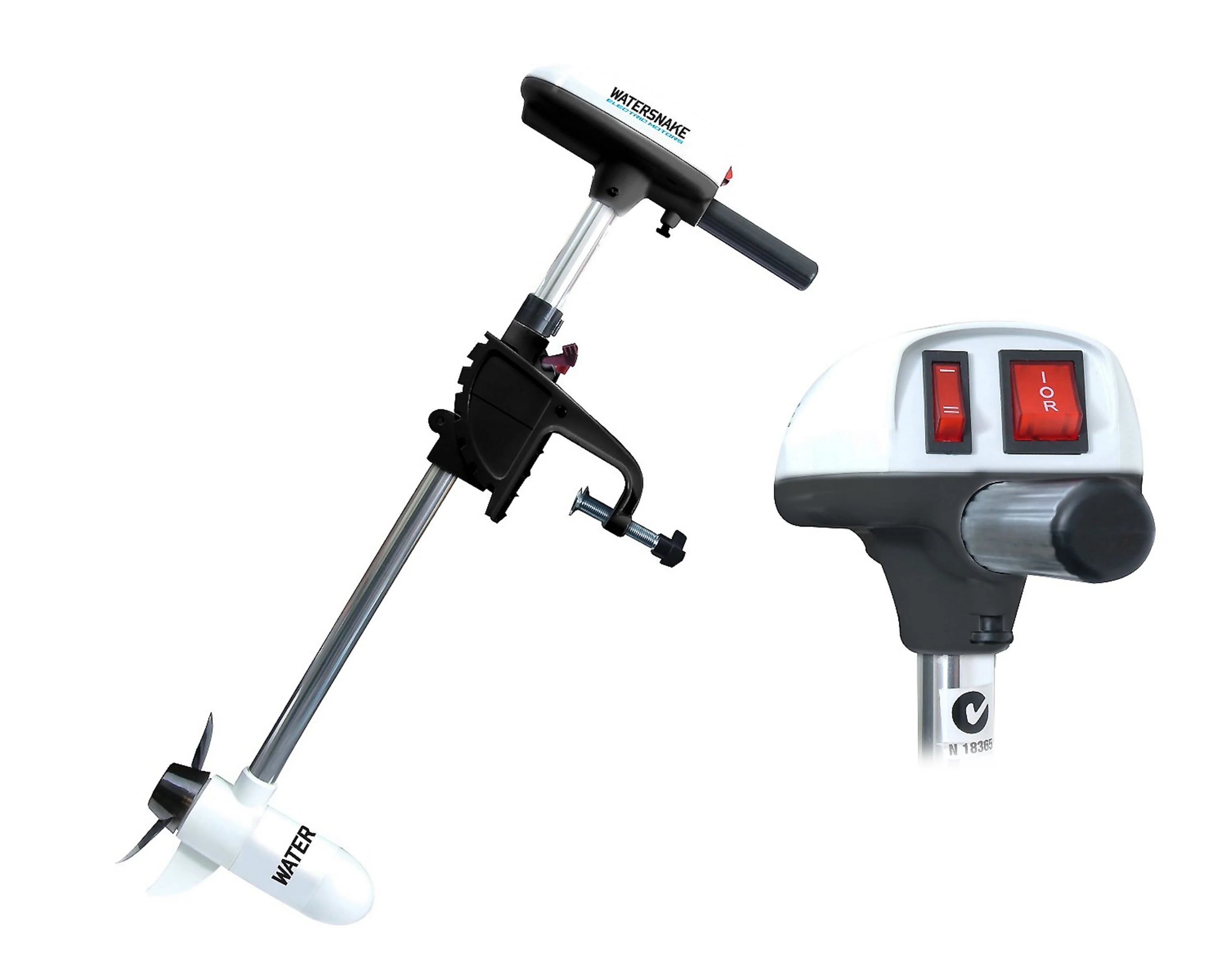 Watersnake ASP T24 Trolling Motor, 24 Pound Thrust may be used in fresh or saltwatrer