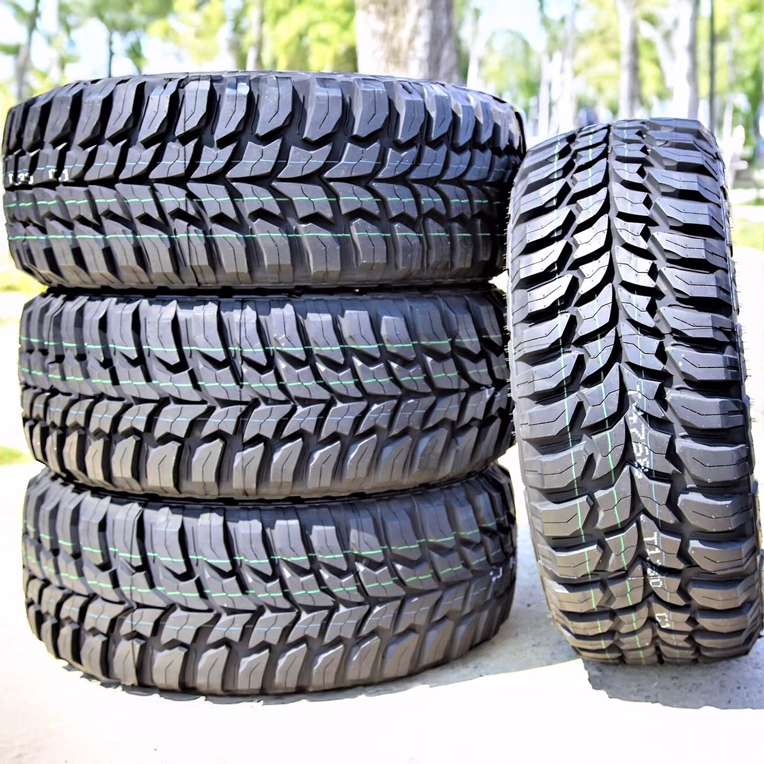 Set of 4 Crosswind M/T 275/70R18 125/122Q E 10 Ply mud Light Truck Tires