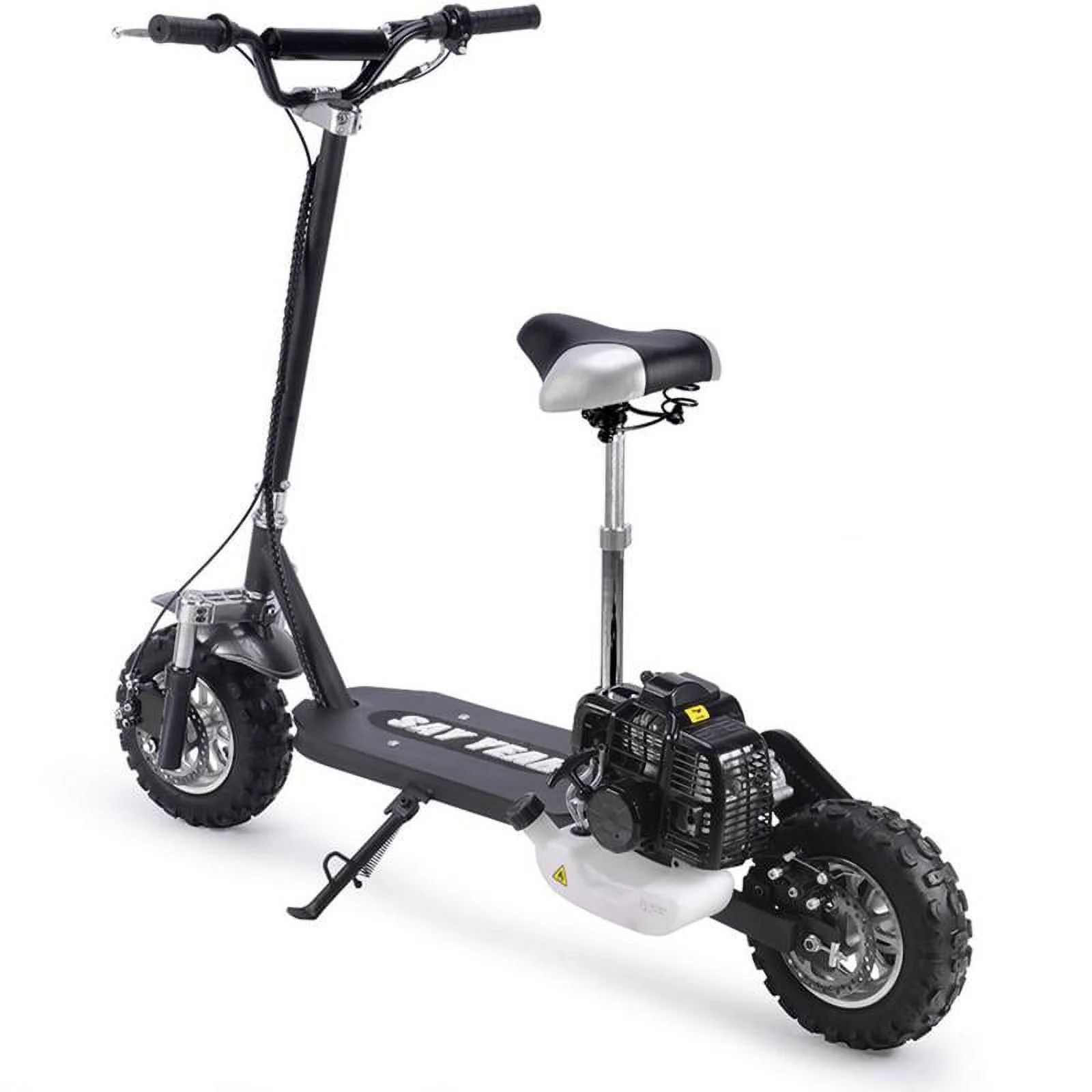 Say Yeah 49cc Stand up Gas Powered Scooter with Seat Black
