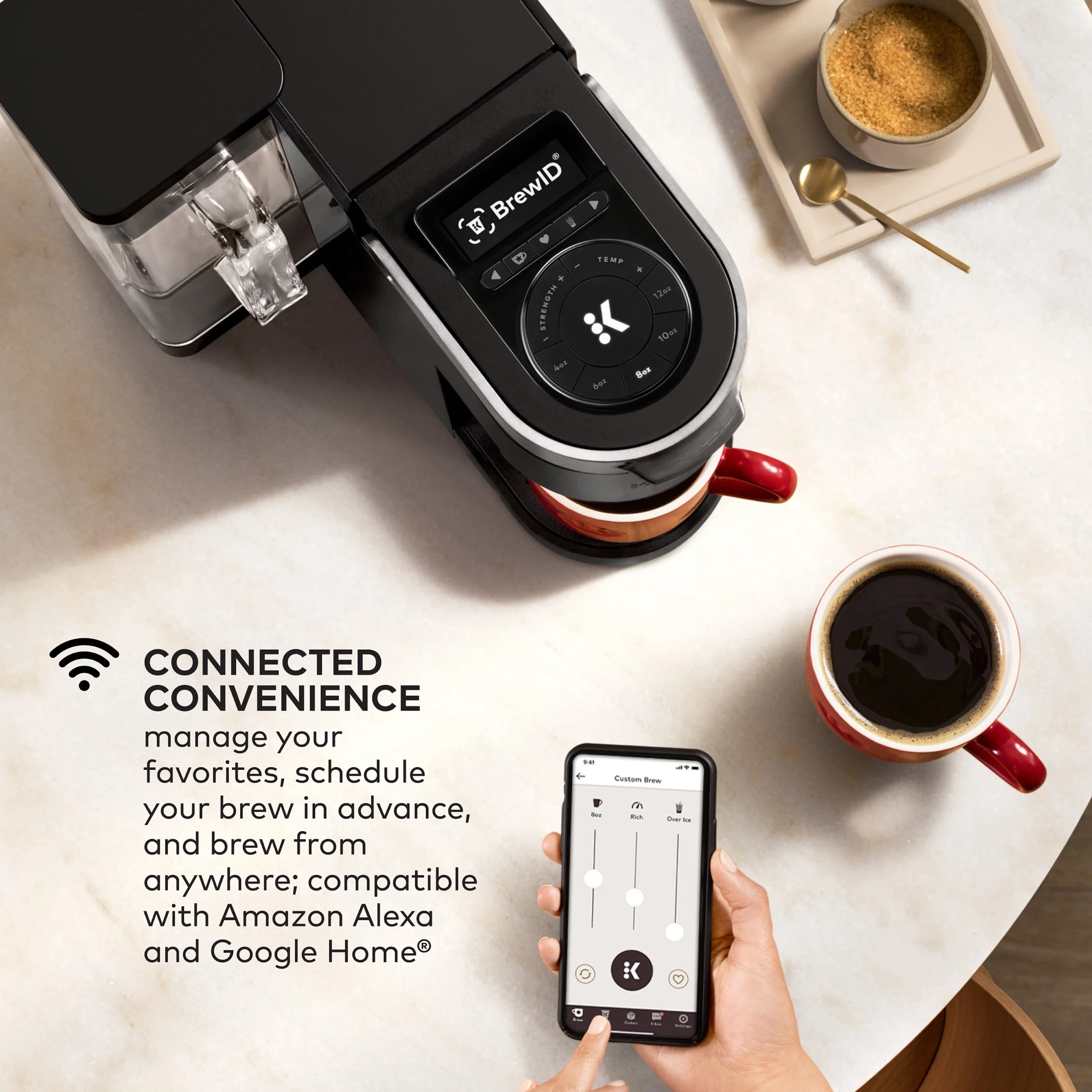 Keurig K-Supreme Plus SMART Single Serve K-Cup Pod Coffee Maker, Black