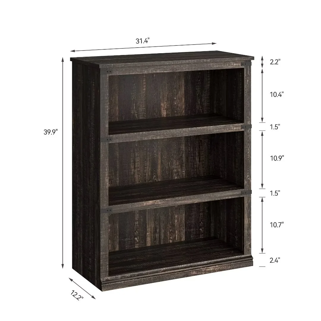 3 Shelf Bookcase, 40