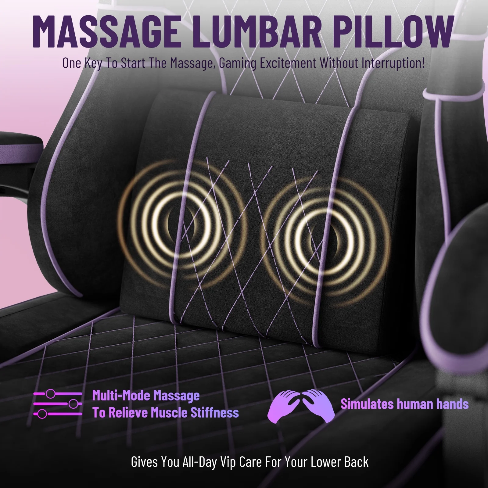 SOONTRANS Gaming Chair for Adults, Velvet Fabric High Back Comfortable Video Game Chair with Footrest and Massage Lumbar Cushion, Racing Computer Desk Chair, Ergonomic Gamer Chair, Black/Grey