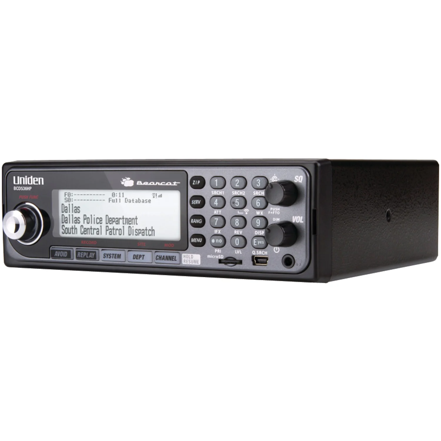 Uniden BCD536HP HomePatrol Series Digital Mobile Scanner with WiFi