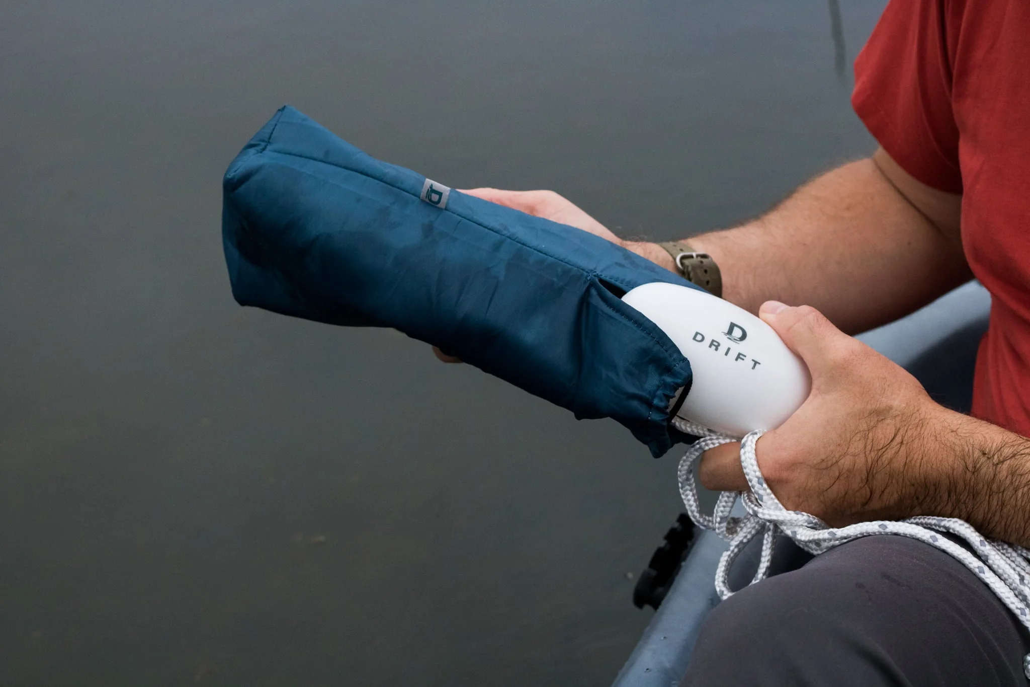 DRIFT 3.5LBS Kayak Anchor Kit with Buoy and Carry Bag