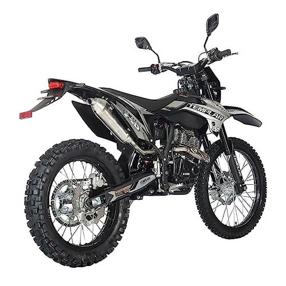 X-Pro Brand New Templar 250cc Zongshen Brand Engine Gas Dirt Bike Pit Bike with All Lights and 5-Speed Manual Transmission, Electric/Kick Start! Big 21