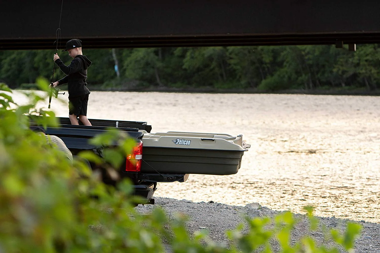 Pelican Bass Raider Boat - 2 person Fishing Boat - 10 ft