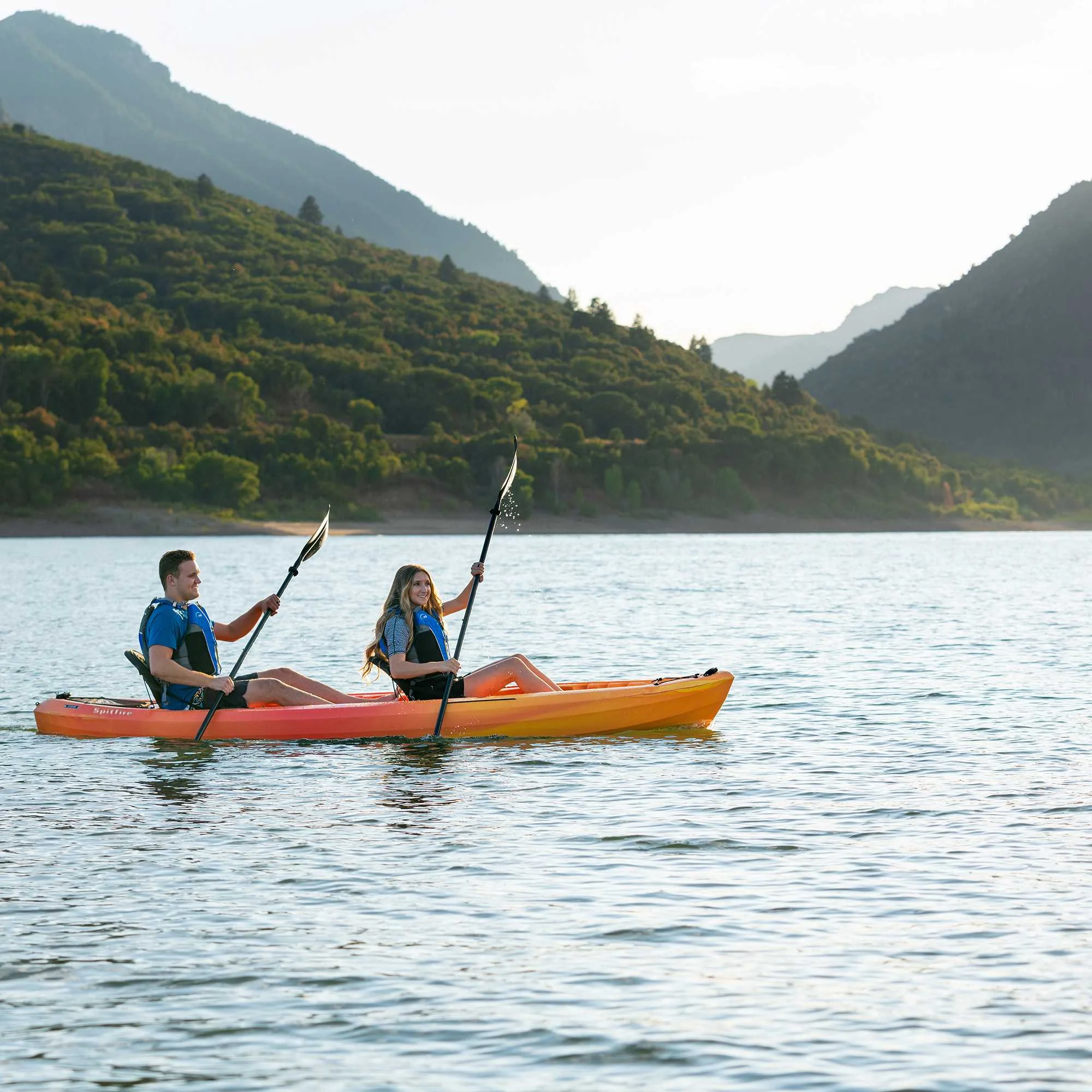 Lifetime Spitfire 12 ft Tandem Kayak, Sunset Fusion (90915)