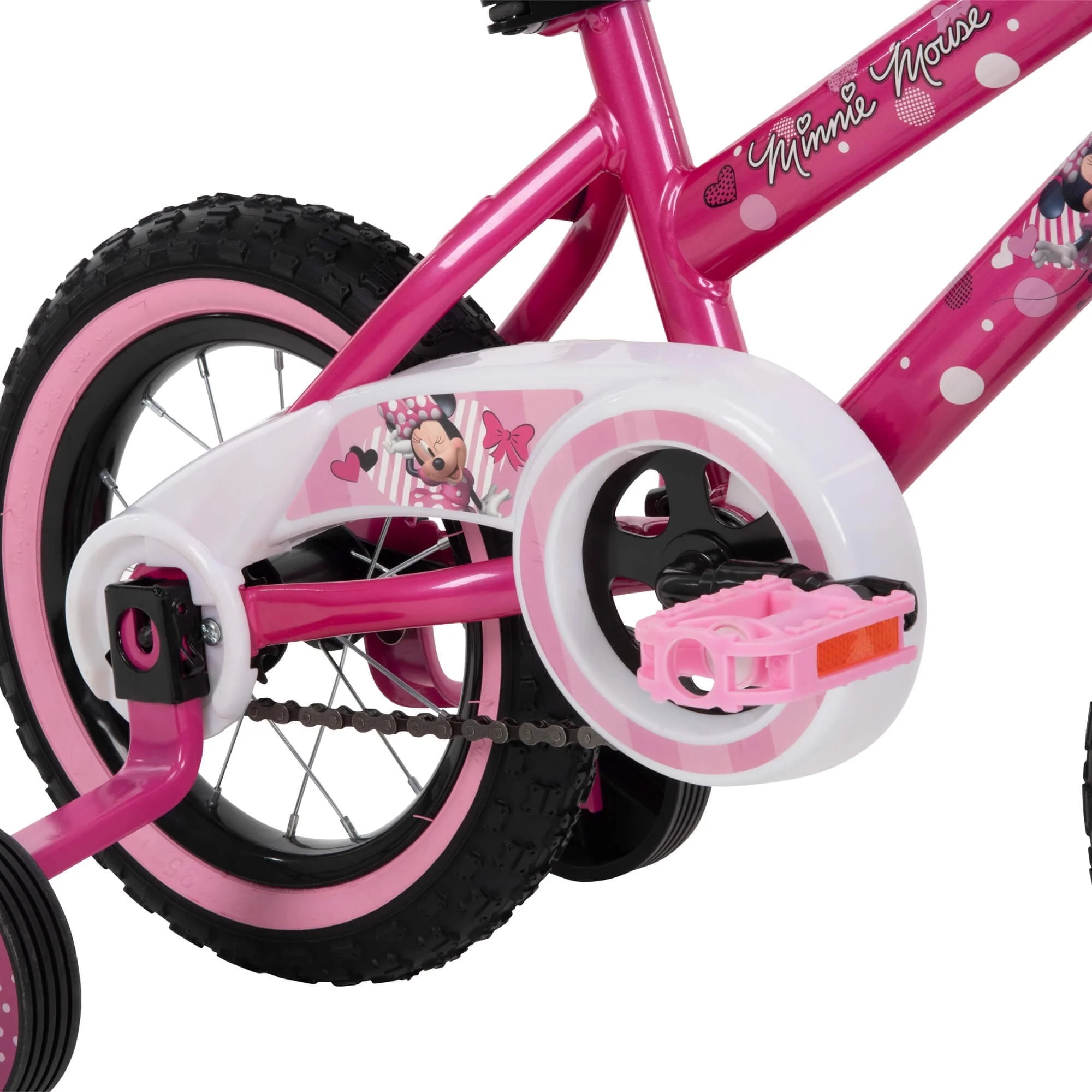 Disney 12 in. Minnie Mouse Bike with Training-Wheels for Girl's, Ages 2