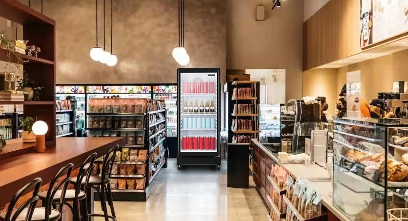 Hamilton Beach, 6.0 CU. FT. Commercial Beverage Glass Door Refrigerator