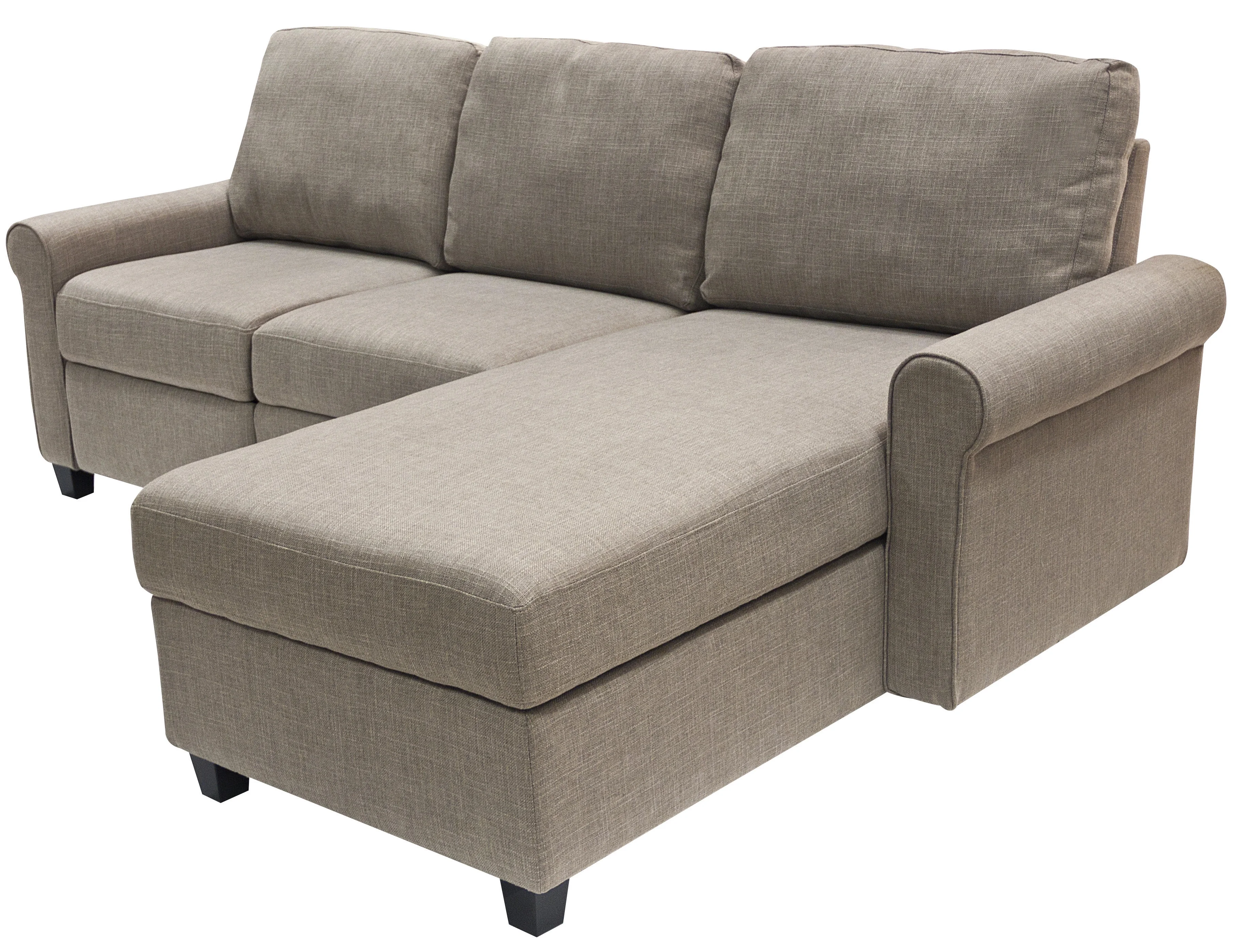 Serta Copenhagen Reclining Sectional with Right Storage Chaise - Oatmeal