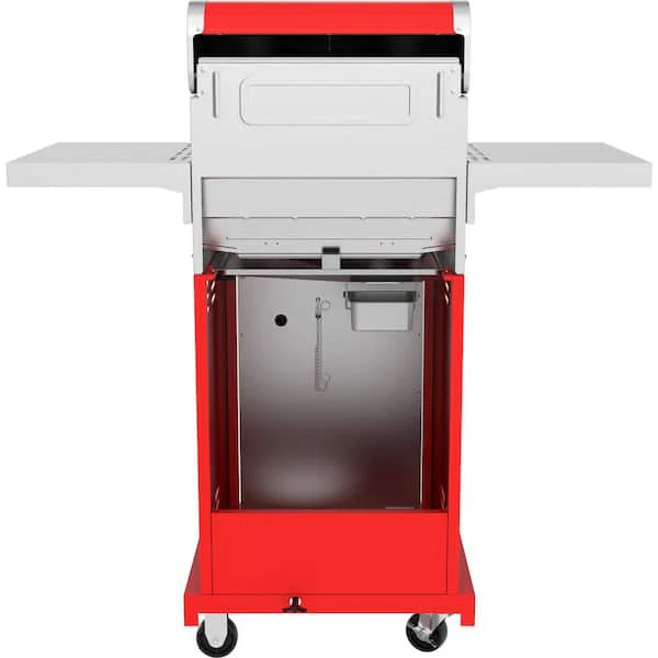 Deluxe 2-Burner Propane Gas Grill in Red