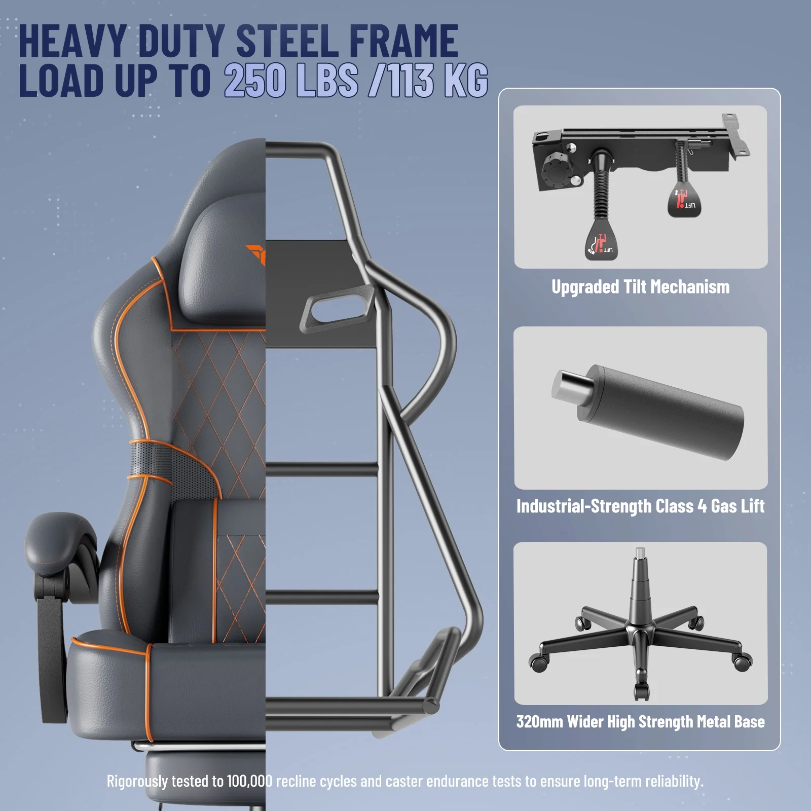 SOONTRANS Gaming Chair for Adults, Velvet Fabric High Back Comfortable Video Game Chair with Footrest and Massage Lumbar Cushion, Racing Computer Desk Chair, Ergonomic Gamer Chair, Black/Grey