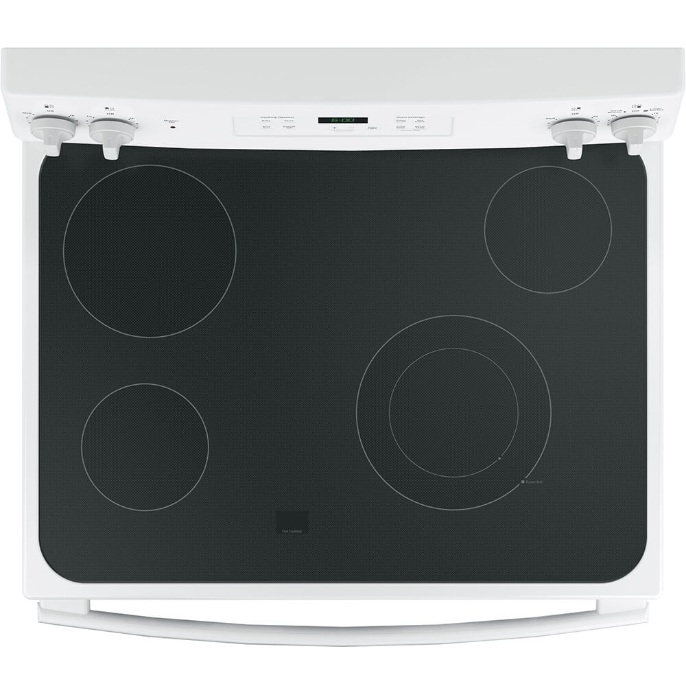 GE JBS60DKWW 5.3 Cu. Ft. White 4 Burner Electric Range