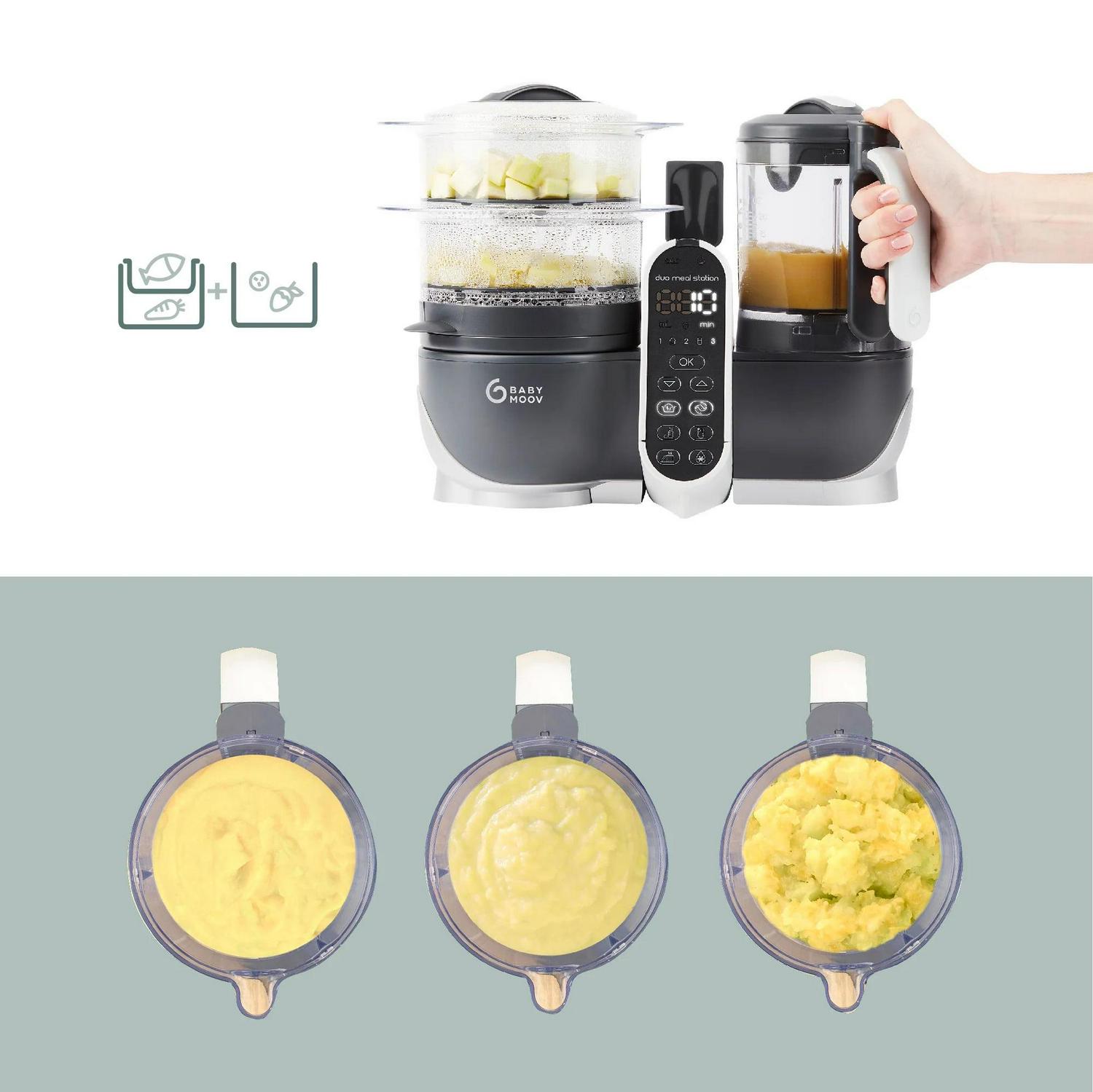 Babymoov Duo Meal Station 6-in-1 multi-purpose baby food processor