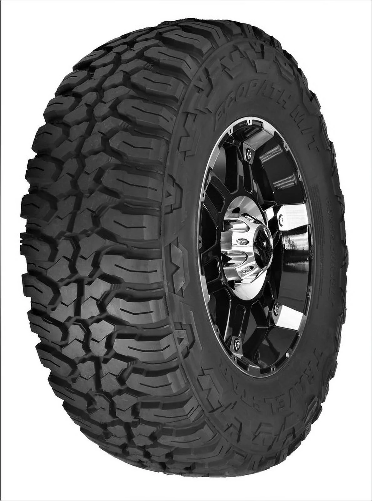 Travelstar EcoPath M/T 35X12.50R20 12 PR Load Range F 125Q SUV Light Truck Mud Terrain Tire 35/12.50/20 (Tire Only)