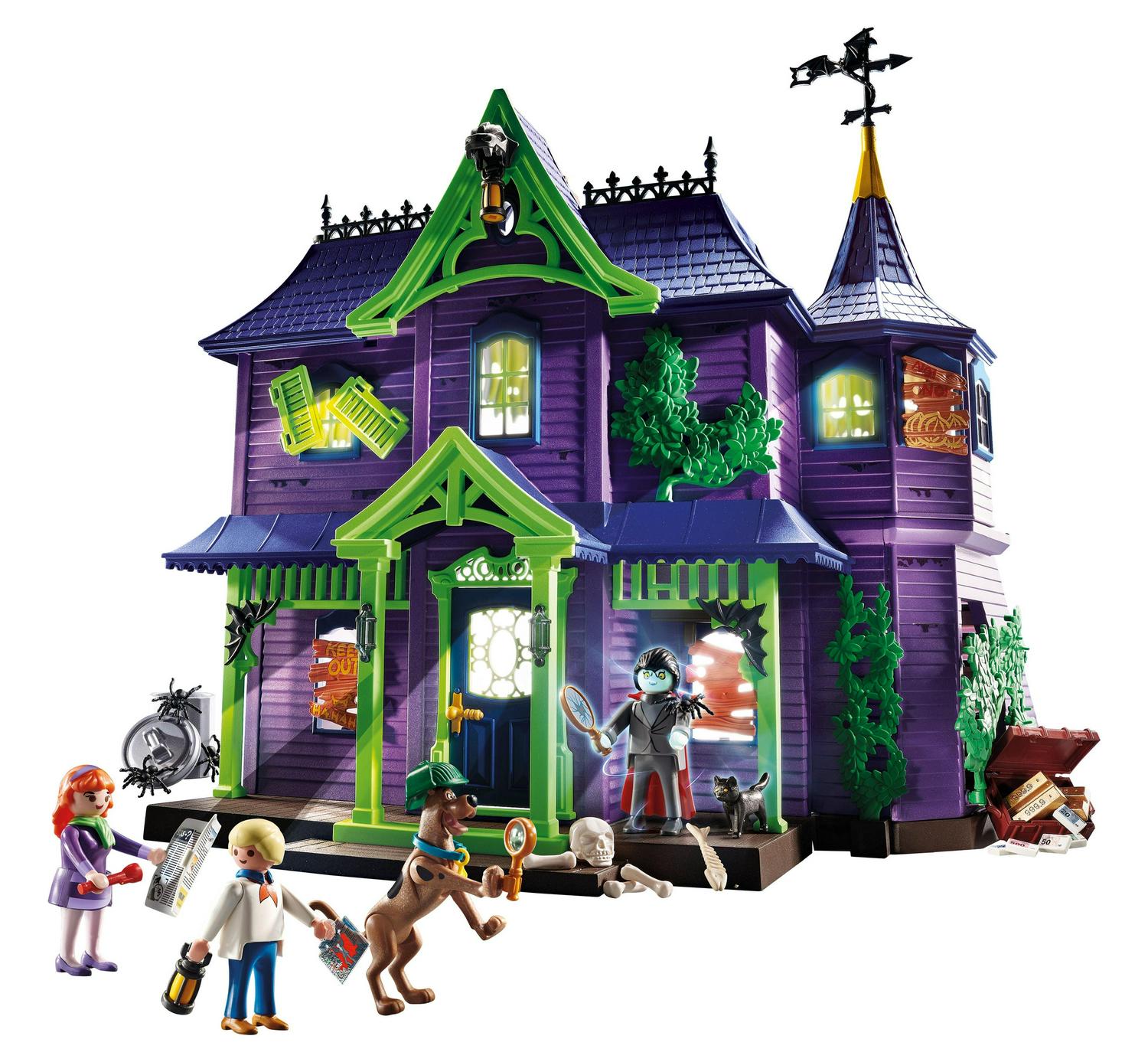 PLAYMOBIL SCOOBY-DOO! Adventure in the Mystery Mansion Playset