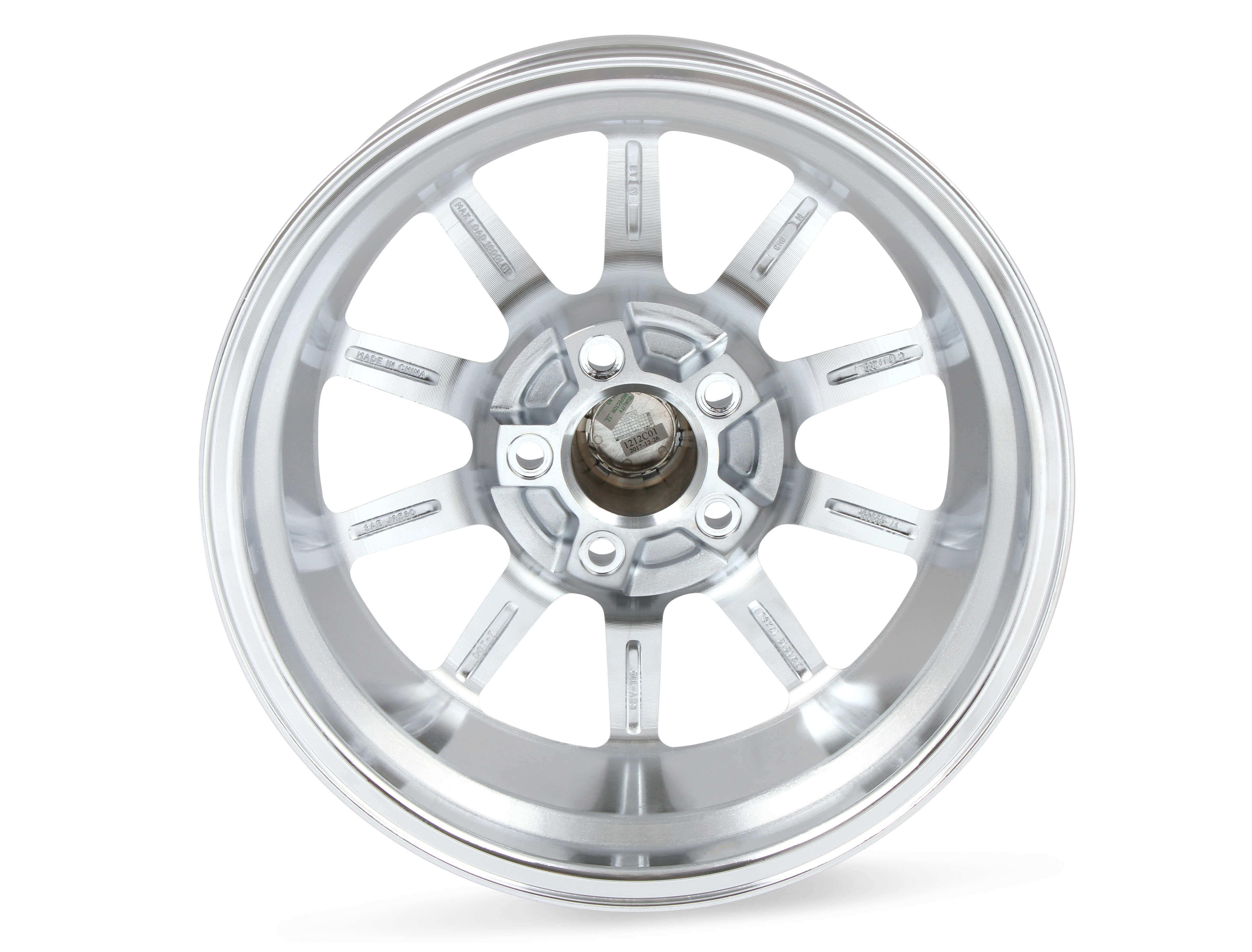 REV Wheels 110C-7806100 110 Series- 17x8 - 4.5 bs - 5x4.75/5x120.65 - Chrome