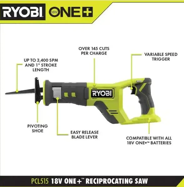 Ryobi 18v Reciprocating Saw